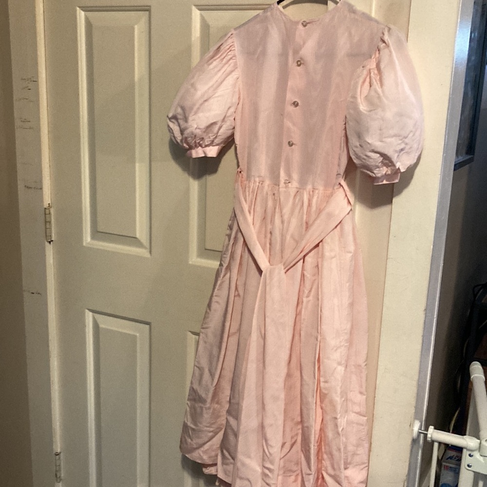 Vintage Kim originals peach colored dress size 10P - Picture 6 of 11